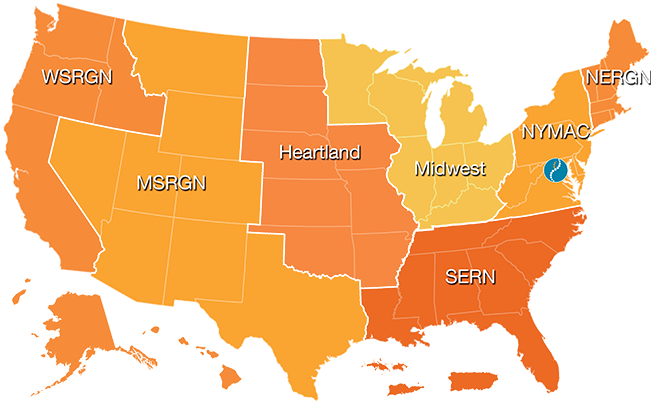 image of Map of the Region